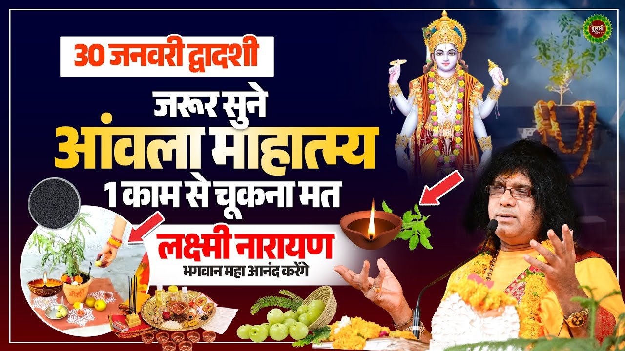30 जनवरी द्वादशी, जरूर सुने आंवला माहात्म्य, 1 काम से चूकना मत, लक्ष्मी नारायण भगवान महा आनंद करेंगे