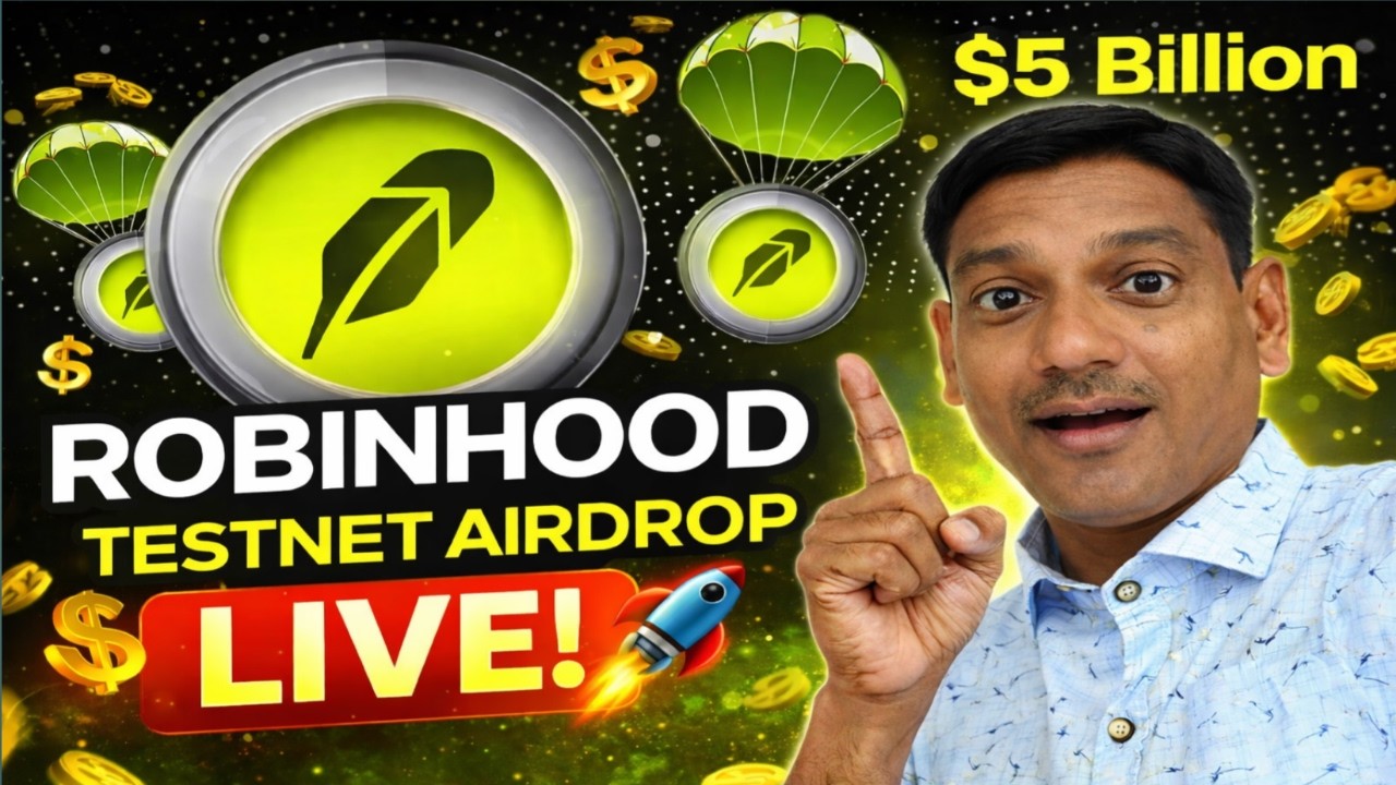 🔥 Robinhood Testnet Airdrop LIVE 🚀 | $5B Funding Crypto Airdrop | Full Step-by-Step Guide