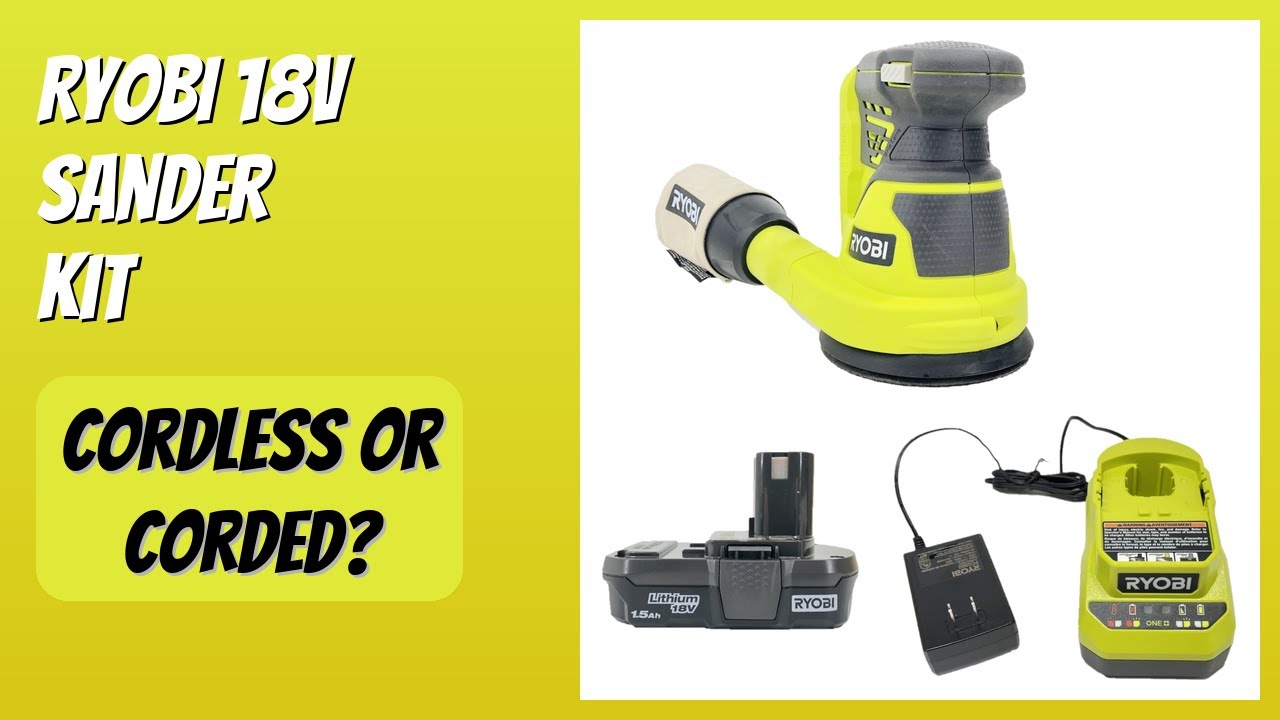 REVIEW (2026): RYOBI 18V Sander Kit. Features