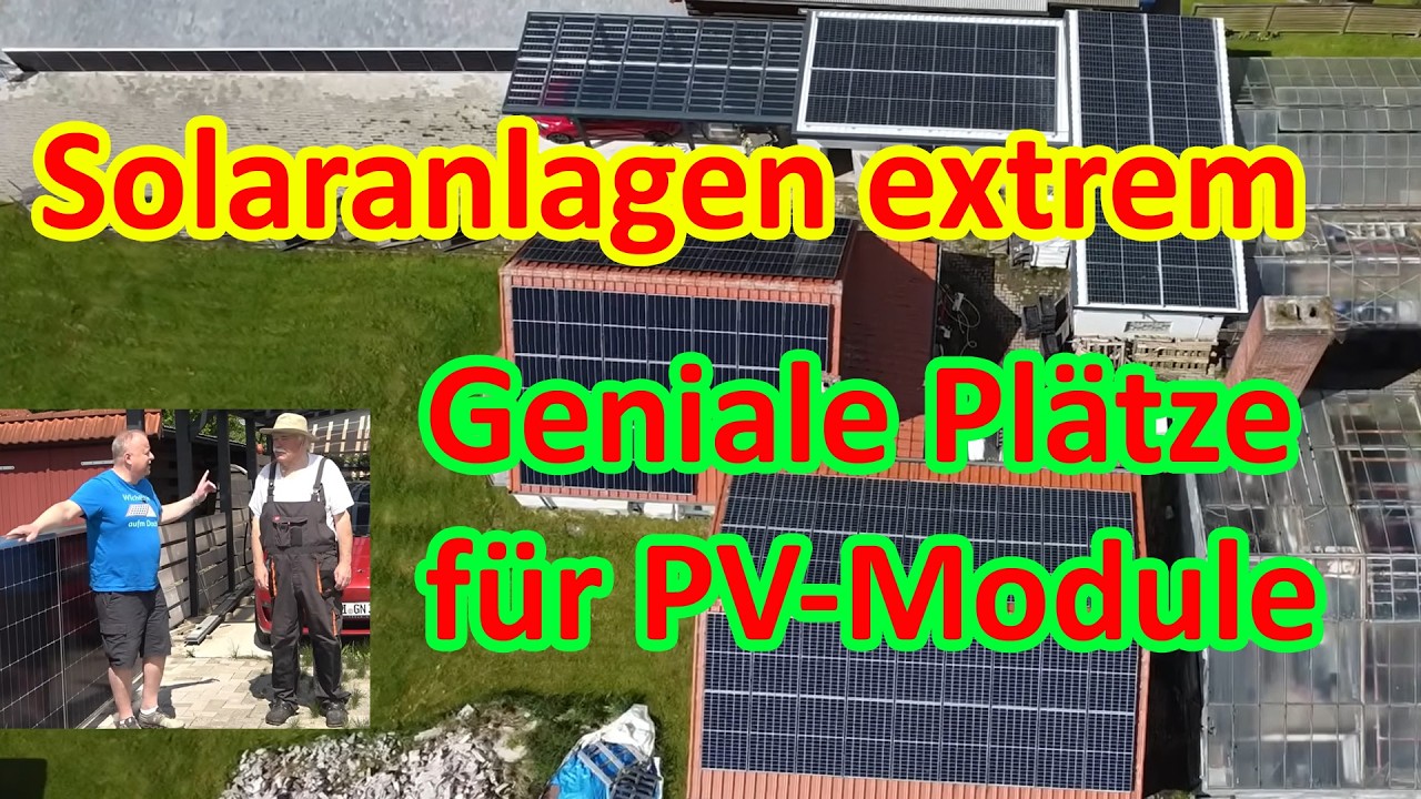 Show off your photovoltaics - special: Solar insider tips: Install PV modules where nobody expect...