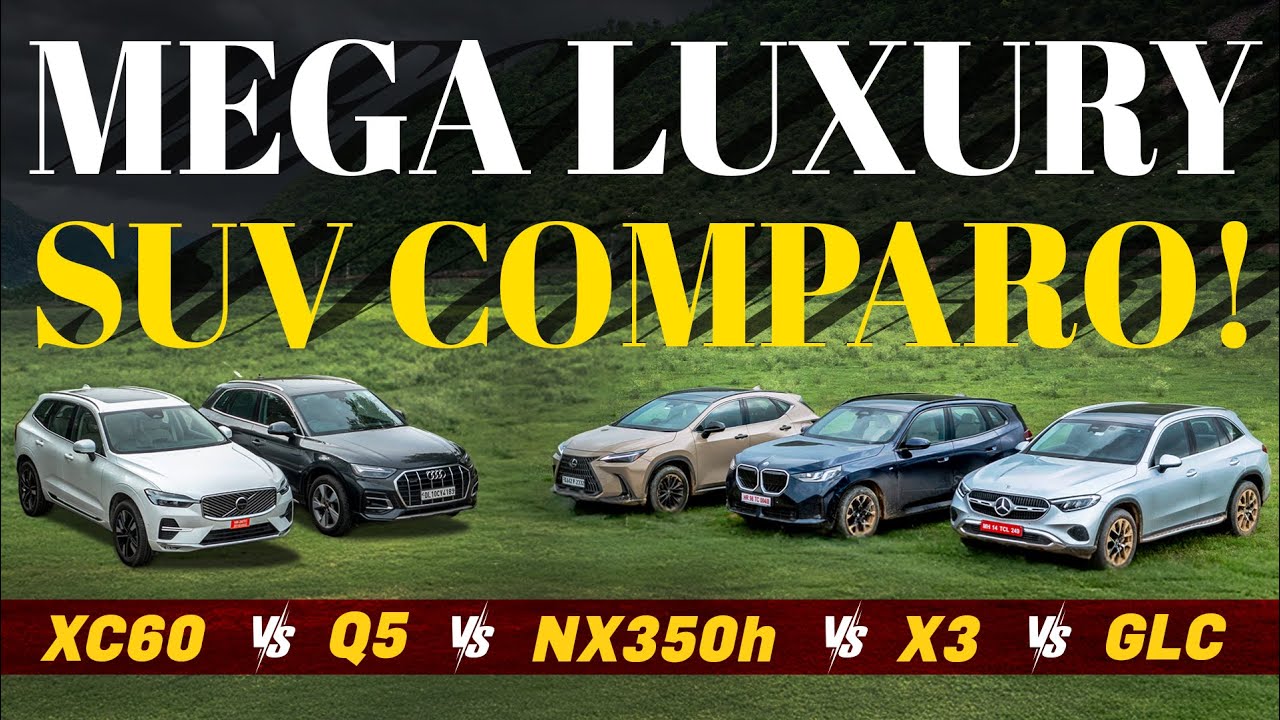 Volvo XC60 против Audi Q5 против BMW X3 против Lexus NX 350h против Mercedes GLC | Сравнение роск...