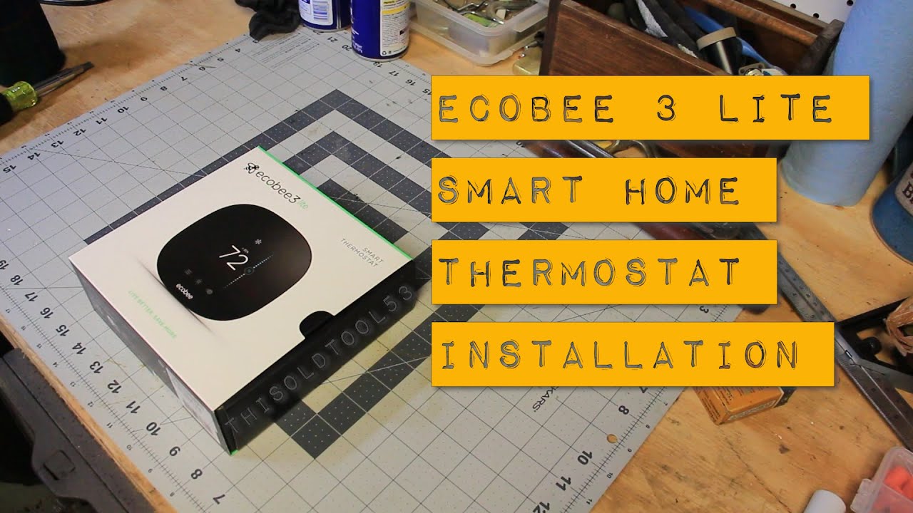 Ecobee3 Lite Wi-Fi Smart Thermostat Installation | With C Wire