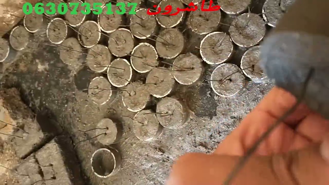 comment fabriquer le cale a béton pour ferrailler une dalle طريقة صناعة بسكوت الخرسانة
