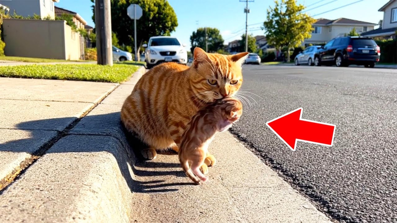 [Full Story] A Mother Cat’s Last Plea—She Brought Her Fading Kitten to Humans