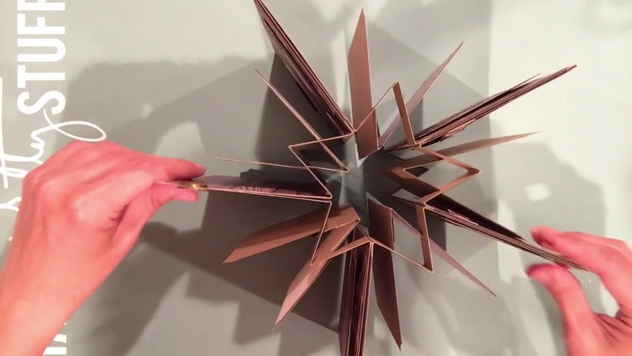 A Dimensional Star Mini Album Tutorial