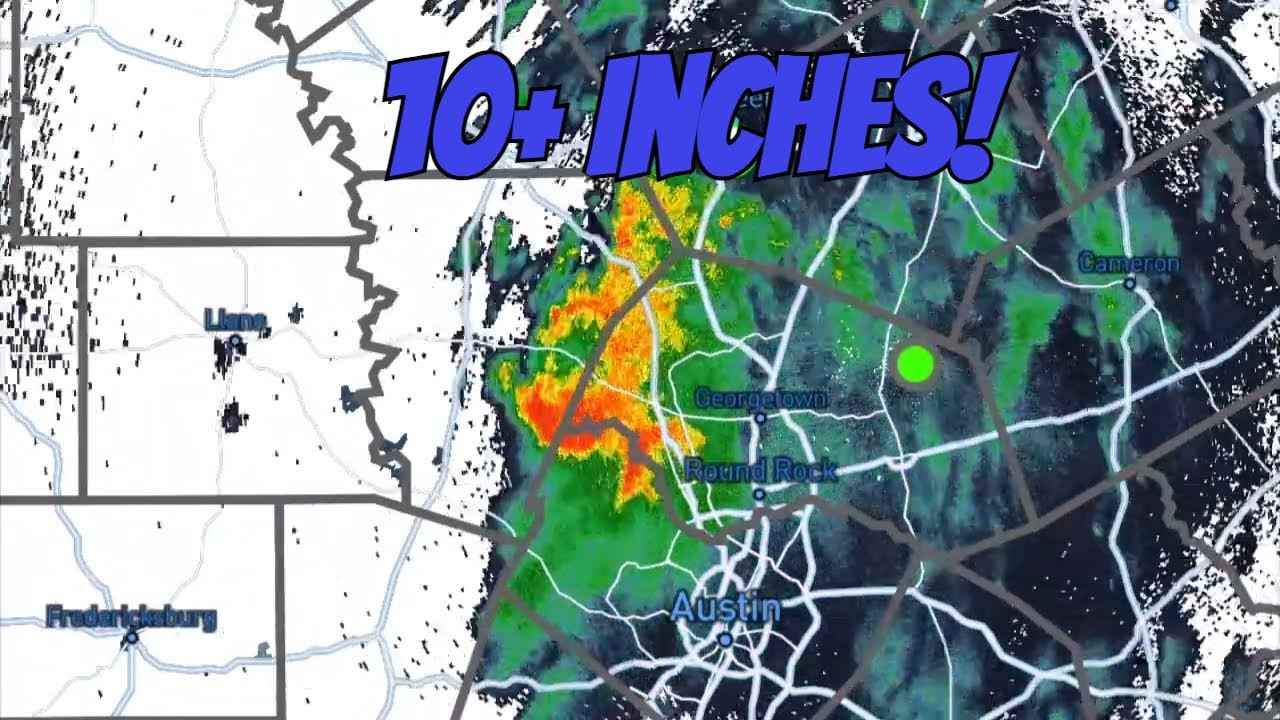 Timelapse of Catastrophic Flooding Near Austin, TX