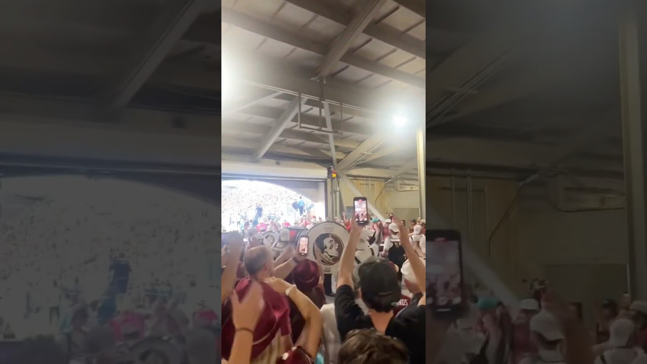 #FloridaState fans join #marchingchiefs #mcatdt at #Doak #fsuwarchant #warchant #fsufootball #shorts
