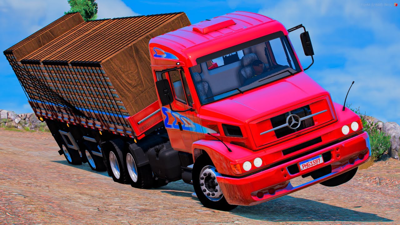 Perdi o Freio do meu CAMINHÃO descendo uma SERRA PERIGOSA e quase CAPOTEI no GTA 5