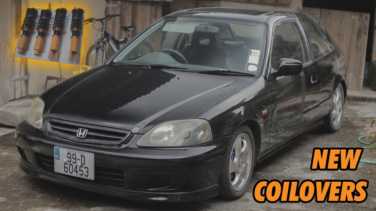 Installing Cheap eBay Coilovers on the EK Hatch
