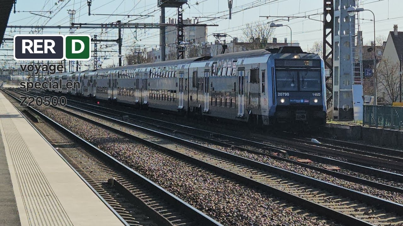 Voyage special en Z20500 a cause dun incident a maisons alfort 