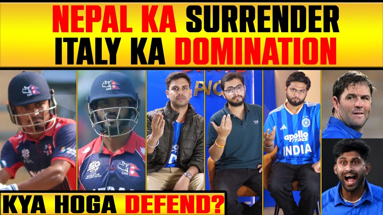 🔴NEPAL VS ITALY LIVE: OVERCONFIDENT TEAM NEPAL? ITALY NE DIYA REALITY CHECK #t20worldcup2026