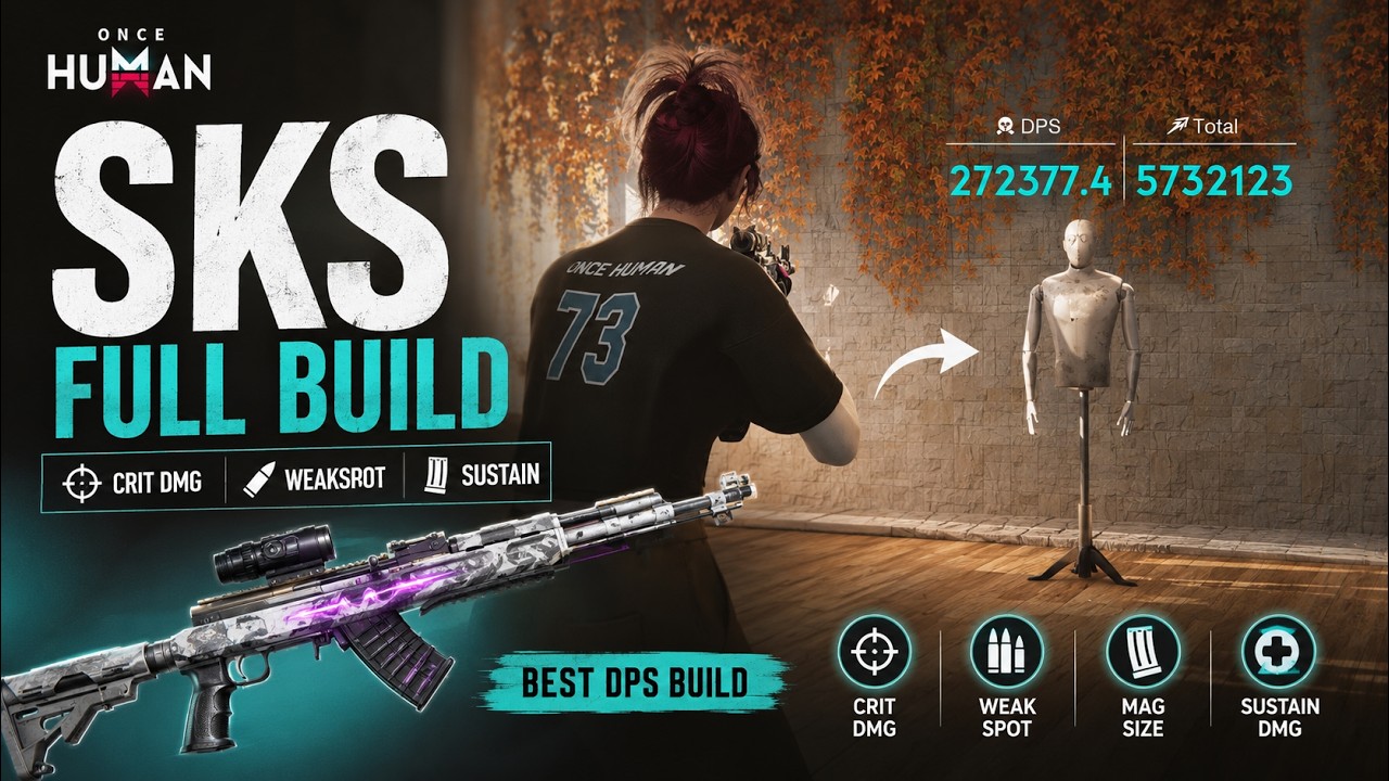 Best SKS Pathfinder Build in Once Human | Frost Vortex Sniper Guide