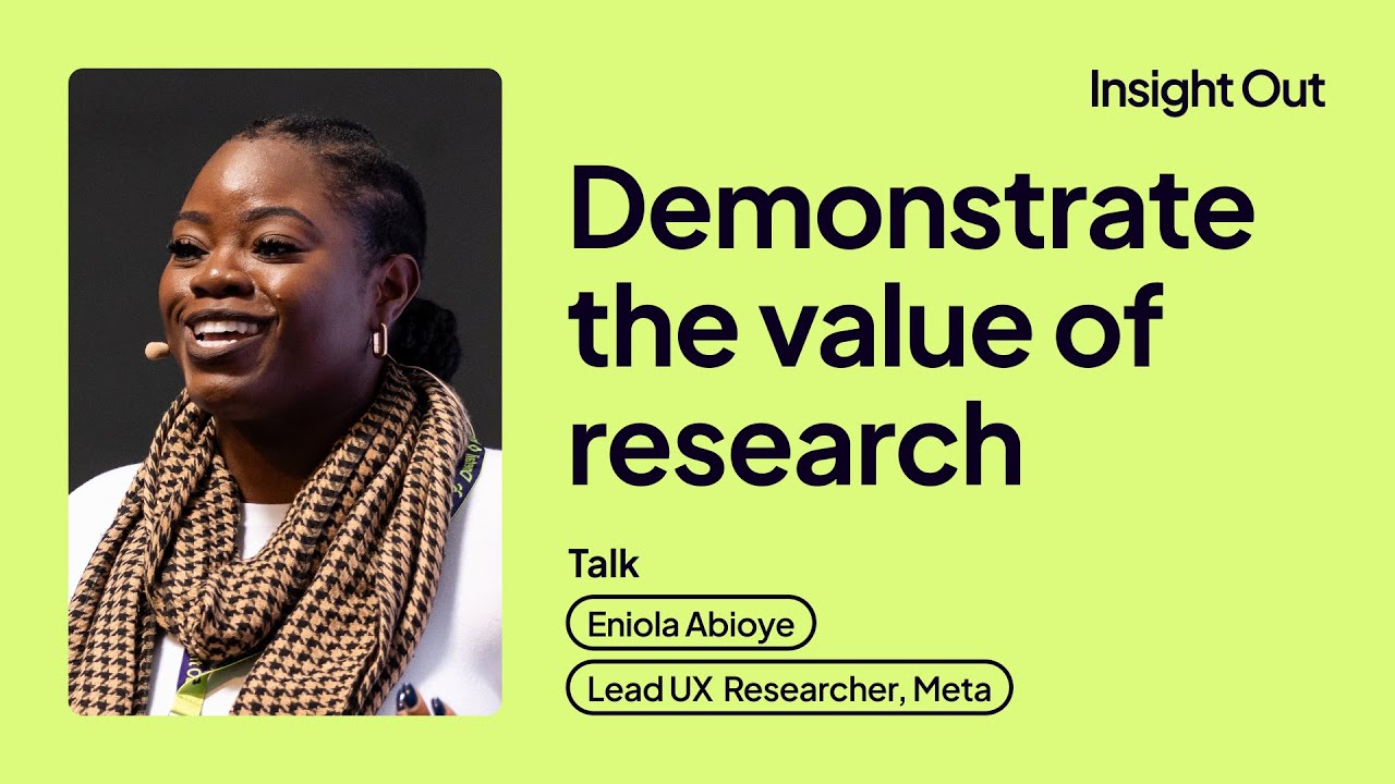 From the anatomy of an insight to the business of research — Eniola Abioye