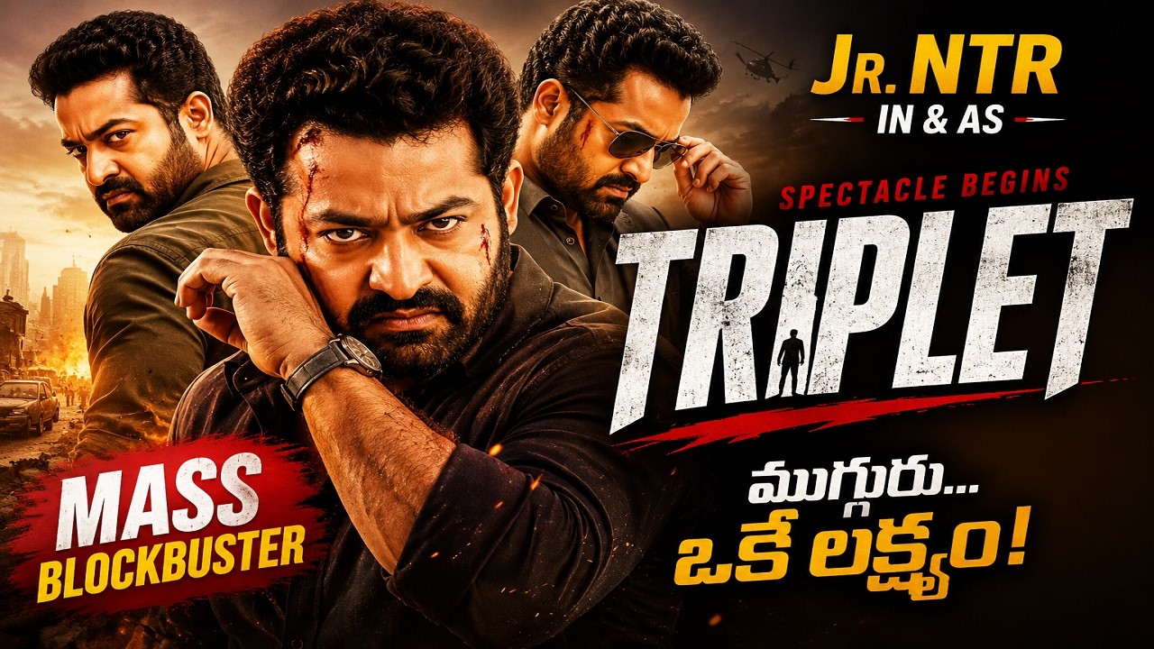 Triplet Latest Telugu Movie | Jr NTR New South Action Thriller Movie 2026 | Full HD