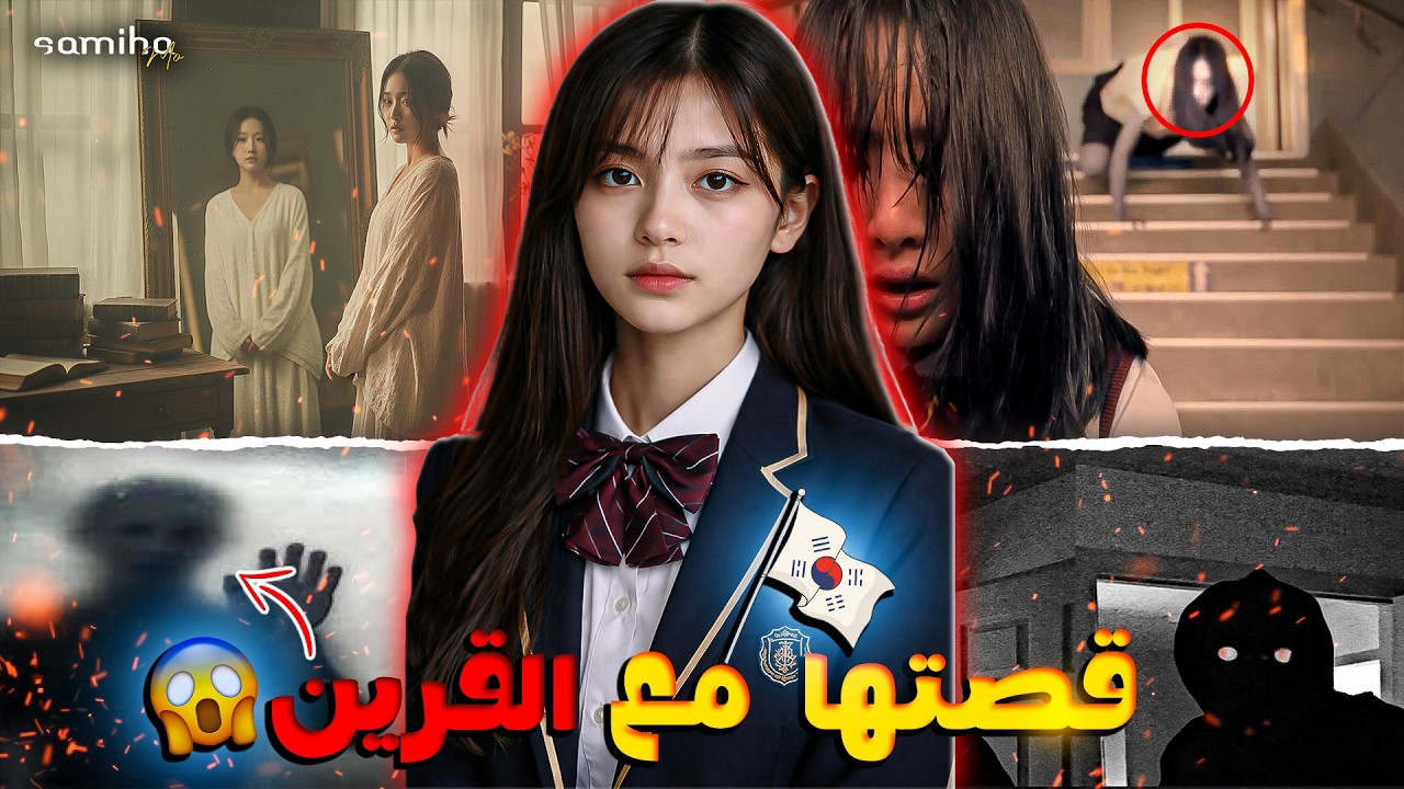 من ارعب لقصص لكورية 🇰🇷😨 || كانت كتشوف لقرين ديالها فلمراية ‼️💀