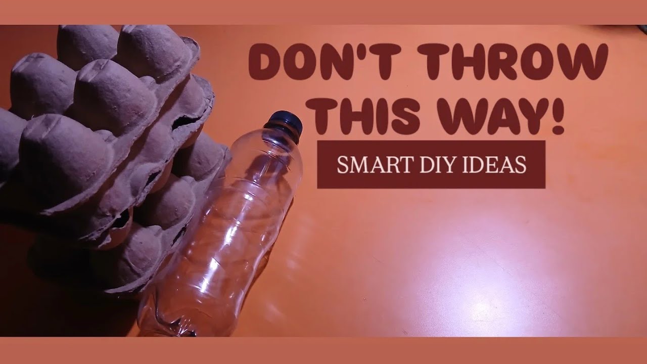 Plastic Bottle & Egg Carton Trick⭐|