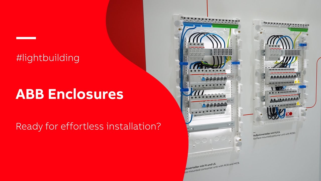Light + Building 2024 | ABB Enclosures: ready for effortless installation?