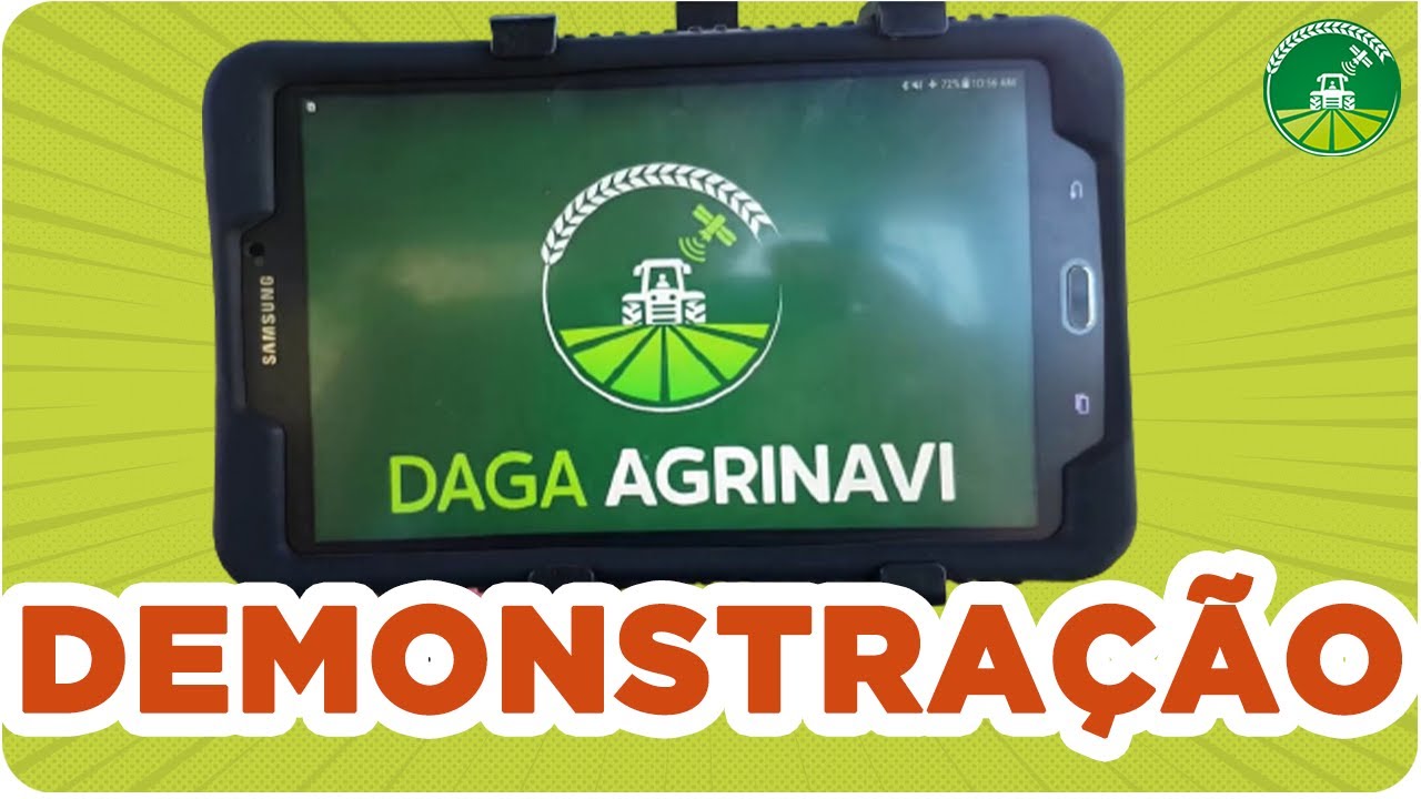 Como usar o GPS Agrícola Daga Agrinavi AGP? | Demonstração COMPLETA