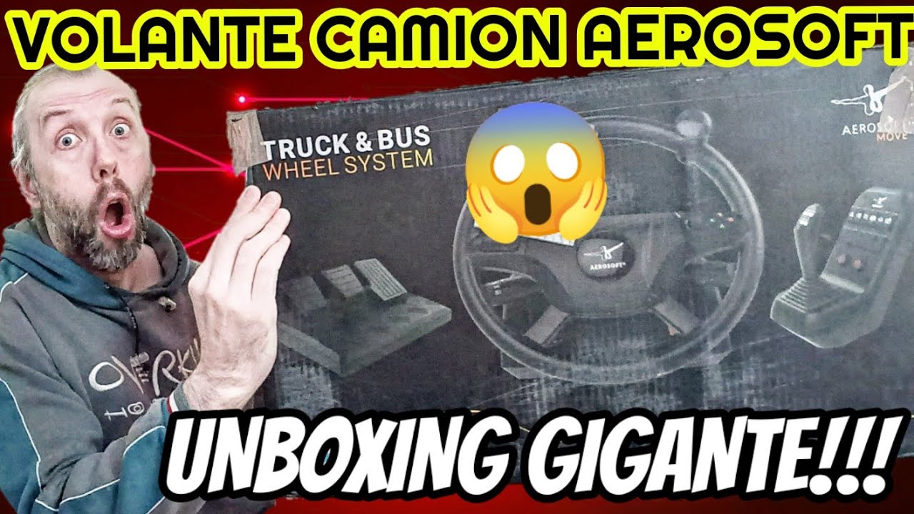 VOLANTE CAMION E BUS AEROSOFT UNBOXING GIGANTE SU PC 😱