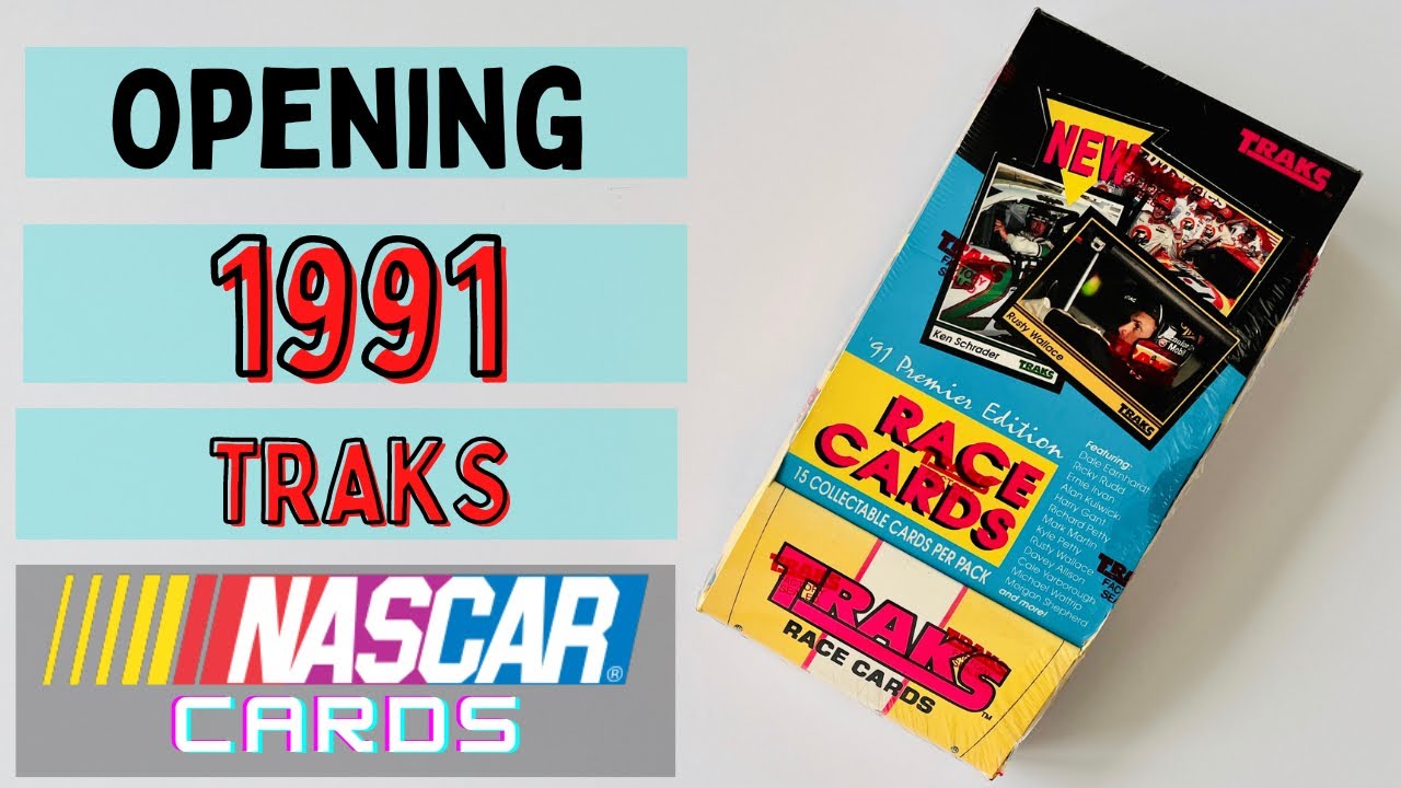 Opening a Box of 1991 Traks NASCAR Racing Cards Hunting For Jeff Gordon’s 1st NASCAR Rookie Card