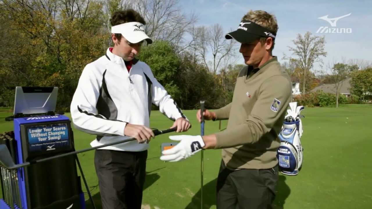Mizuno Golf Swing DNA: Luke Donald testing iron shafts