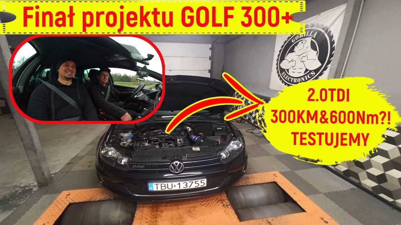 Golf GTD 2.0TDI 300+ // Part 6: Finał projektu // TESTY, HAMOWNIA, STROJENIE