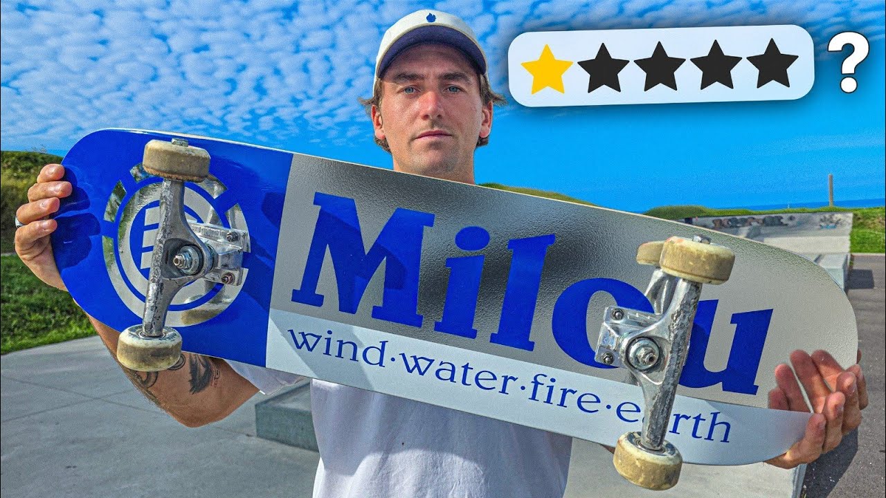 JE TEST LE SKATE DE VINCENT MILOU !