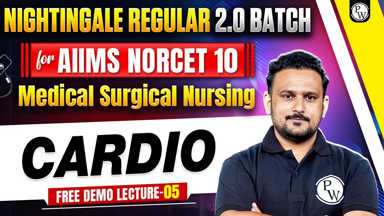 Medical Surgical Nursing | Demo Class Part 5 | Nightingale Regular 2.0 Batch | AIIMS NORCET 10