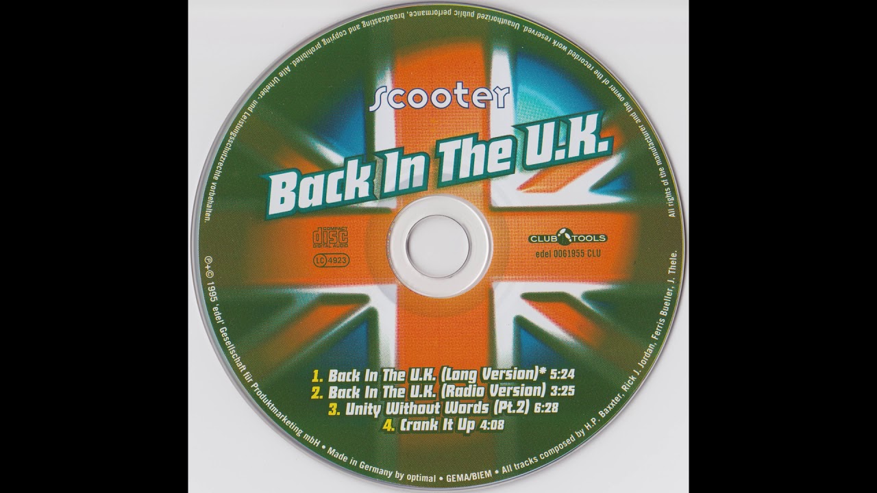 Scooter - Back In The U.K. (Radio Version)