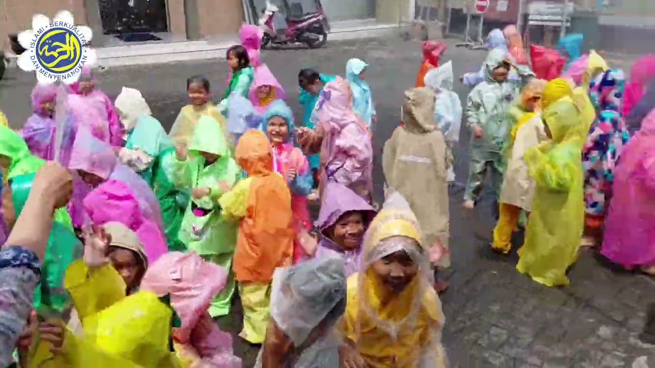 Asiknya Bermain Hujan | Puncak Sub Tema Hujan | TK AR RAHMAH PEPELEGI 