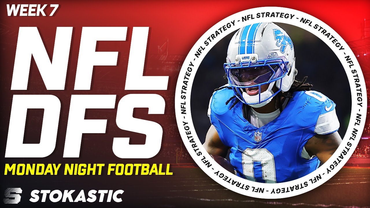 Buccaneers vs Lions & Texans vs Seahawks Showdown Strategy MNF Week 7 DFS Picks | NFL DFS Strategy