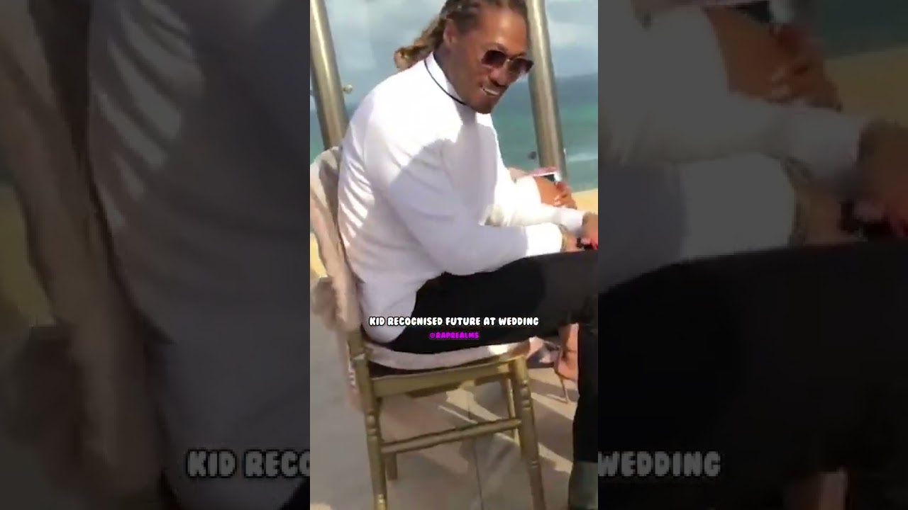 Baby recognises Future at a wedding 💍
