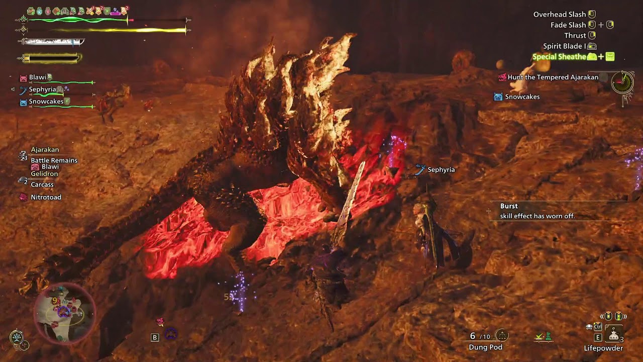 【MH Wilds】Blangonga | Tempered Ajarakan hunts Long Sword