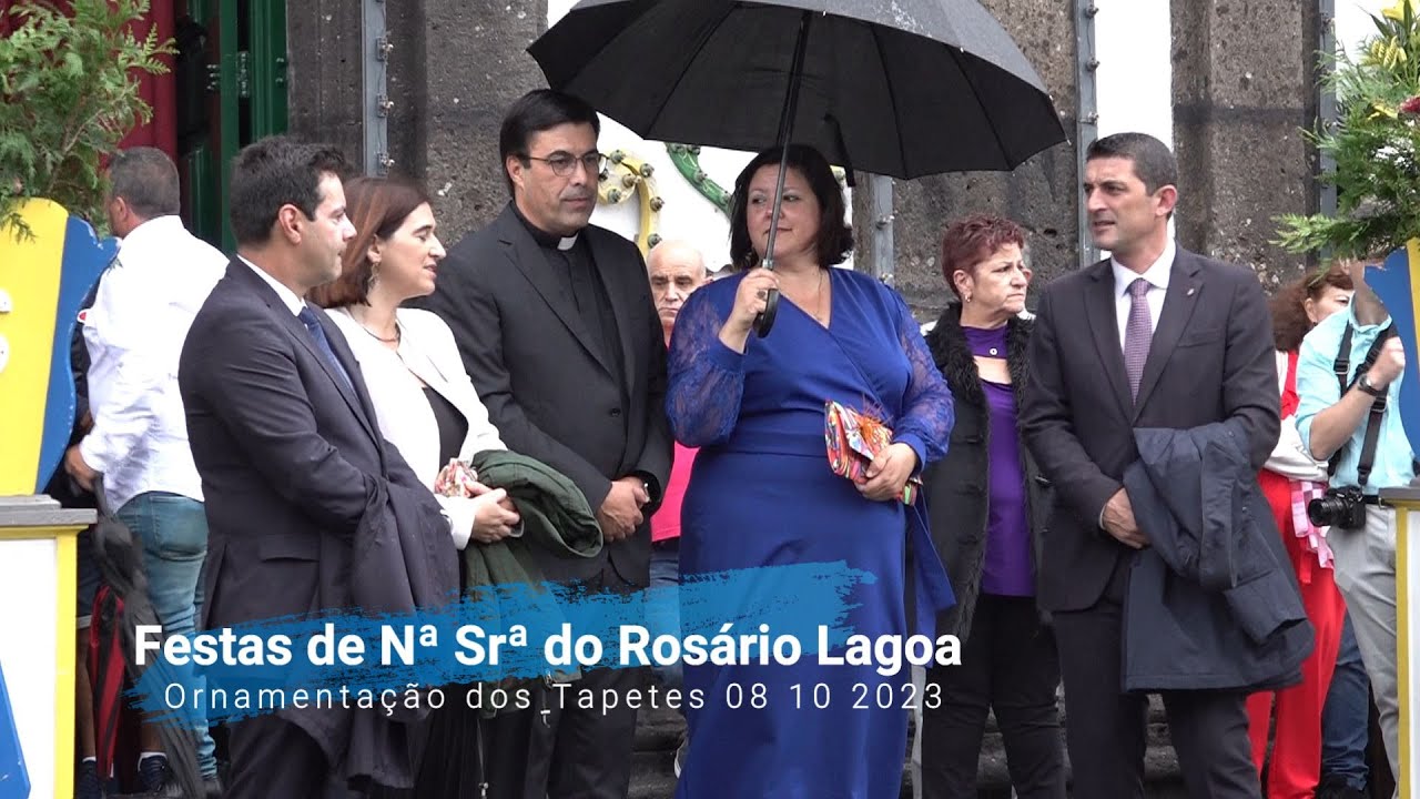 Festas de Nª Srª do Rosario Lagoa Ornamentação dos Tapetes 08 10 2023
