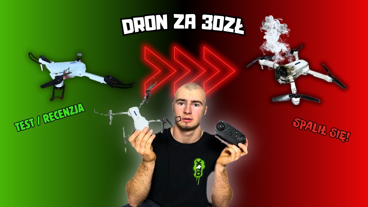Test Drona Za 30 Zł Z Chin / E88 Pro