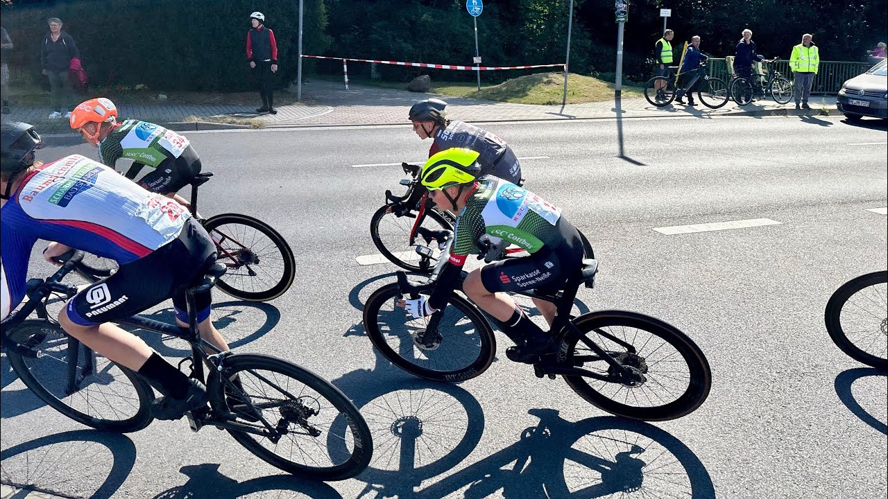 Crit-Race in Peitz/ 12 Runden - U15 (13Jahre)- 40 km/h im Schnitt
