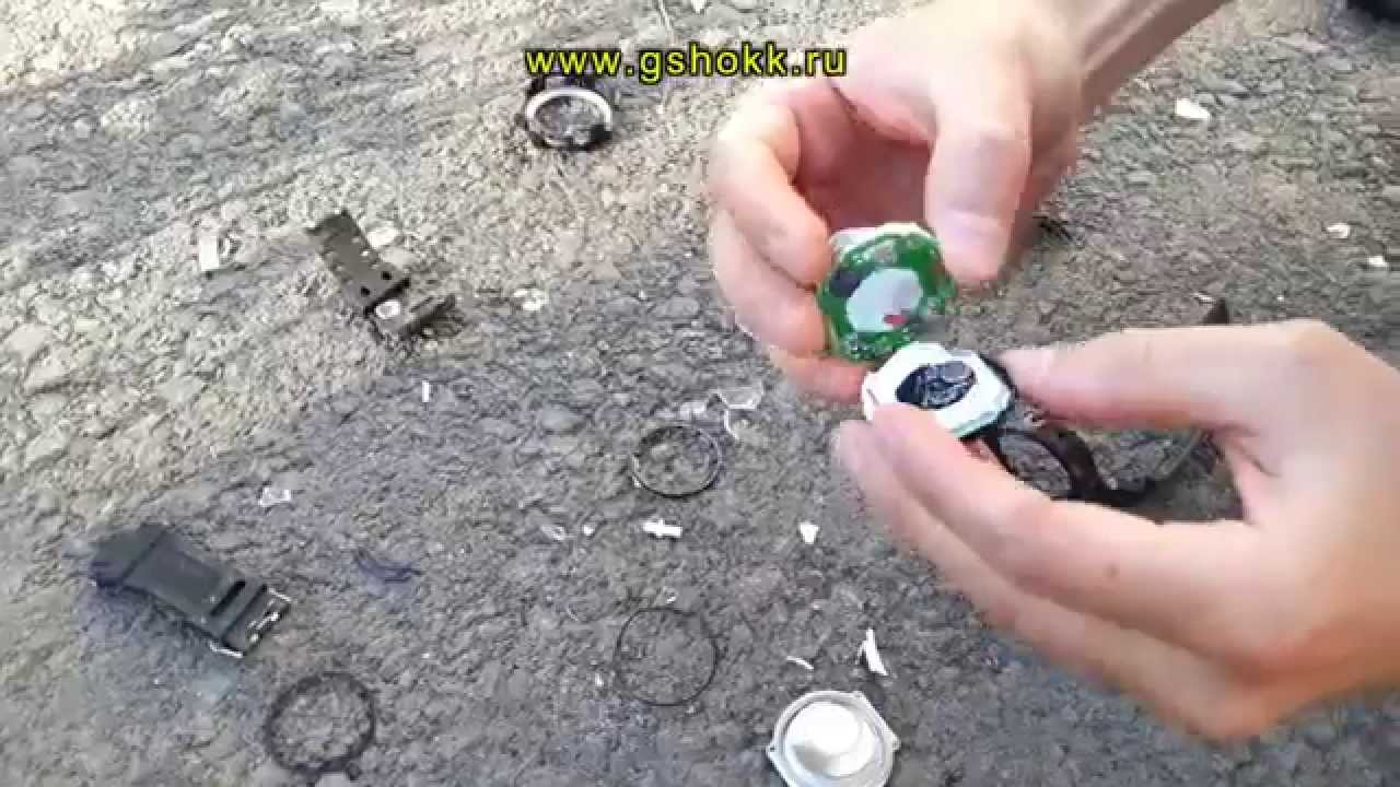 Тест на неубиваемость часов G-Shock GA-1100