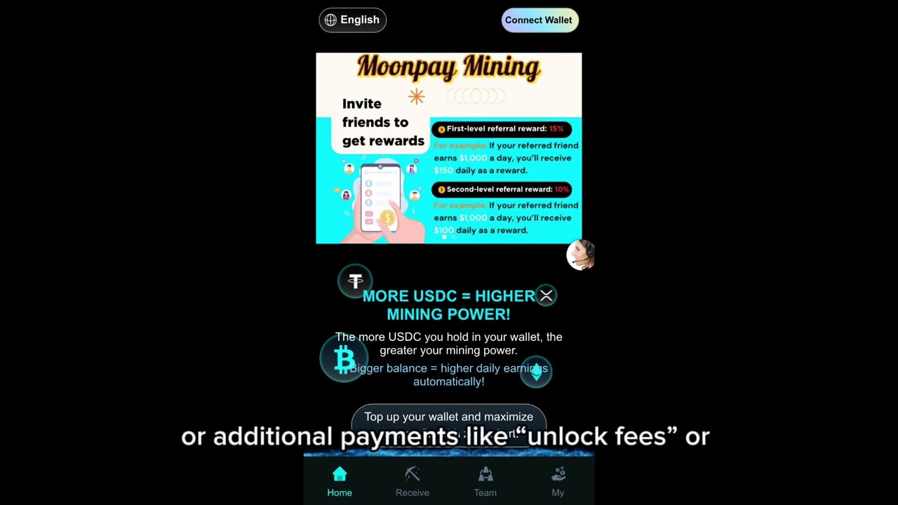 MOONPAY MINING || 83F8 SCAM EXPOSED - how to withdraw 