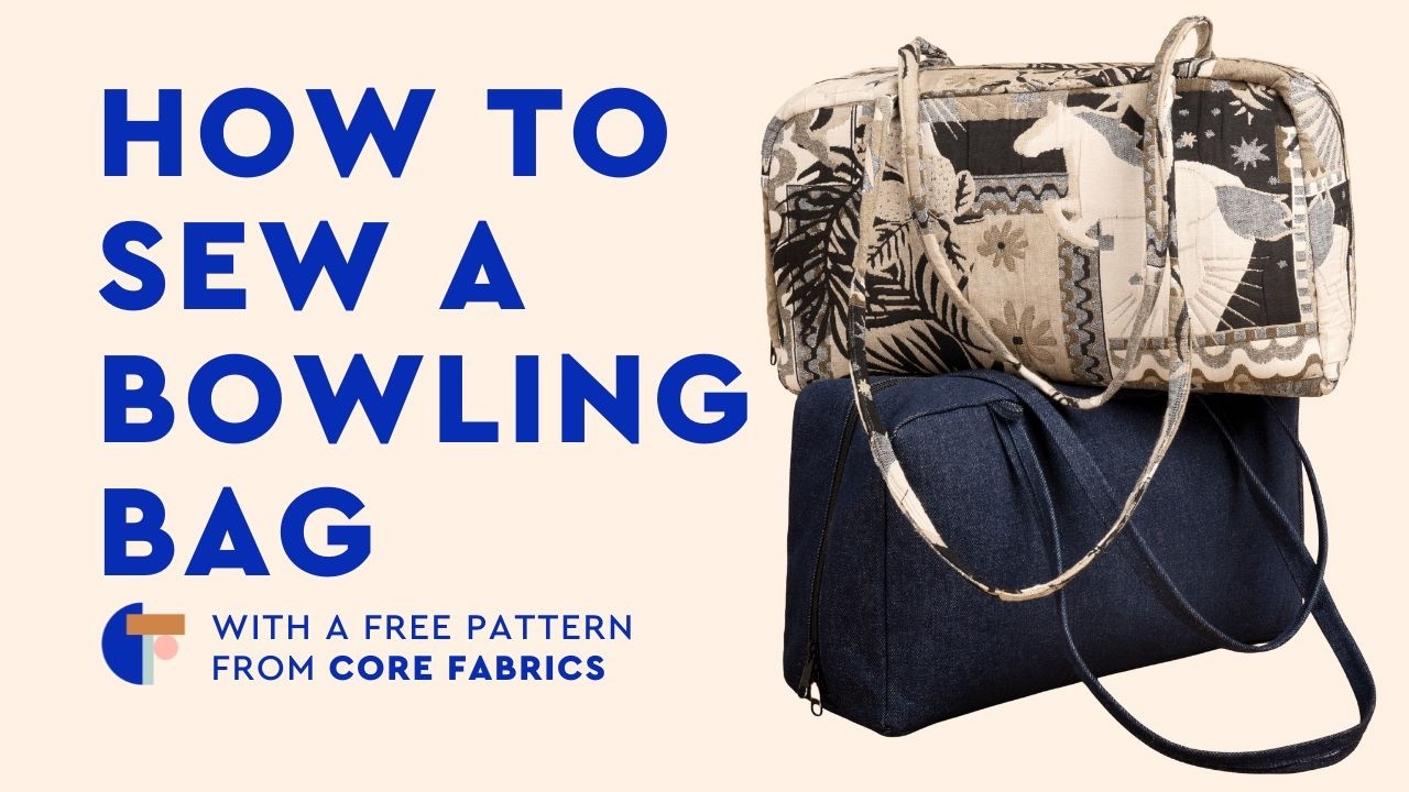 How to Make Cool Bowling Bag at Home! | Free DIY Bag Pattern