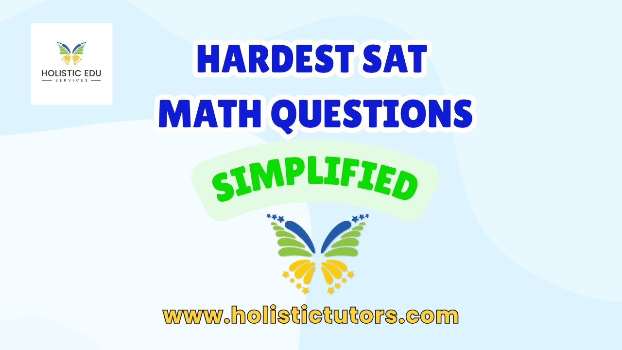 Hardest SAT Math Questions 2026