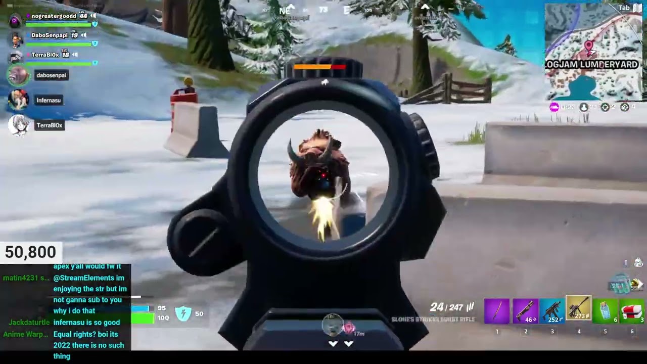 Infernasu the FORTNITE STREAMER???