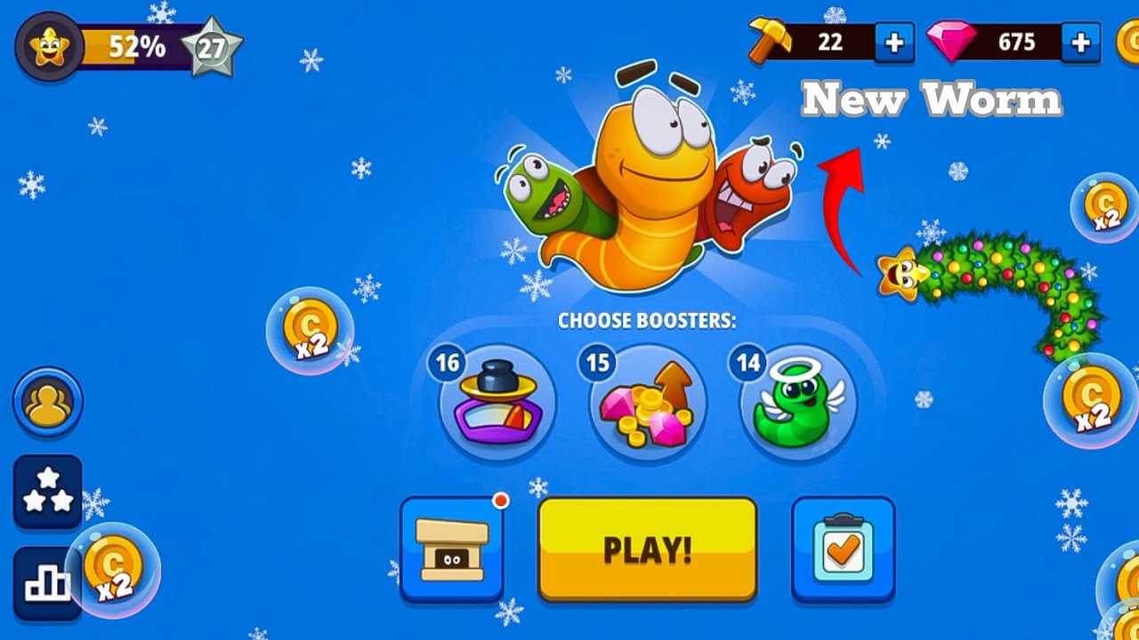 New Worm Hunt ( Timed Mode ) Gameplay | The L E O