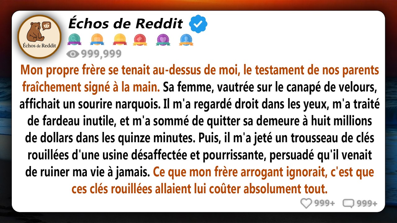 Mon frère m'a traité de 