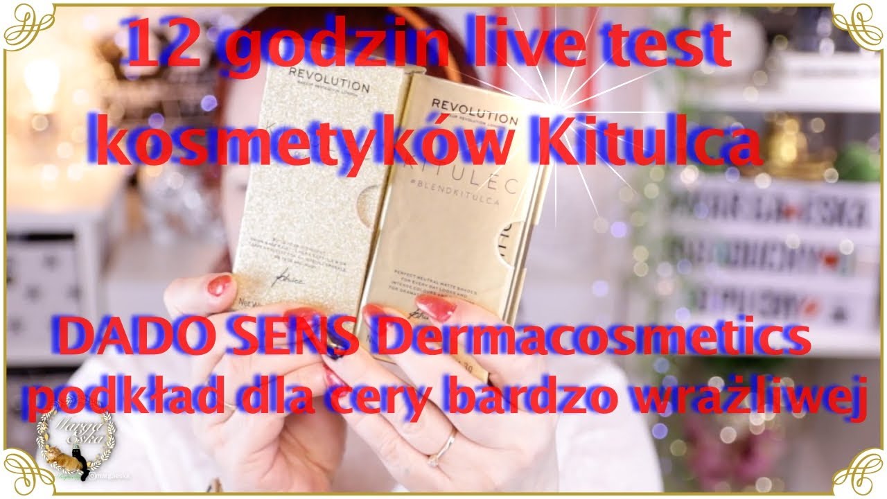 🌹Cera dojrzała 60+🌹12 godzin live test kosmetyków @Kitulca oraz podkładu dla cery bardzo wrażliwej