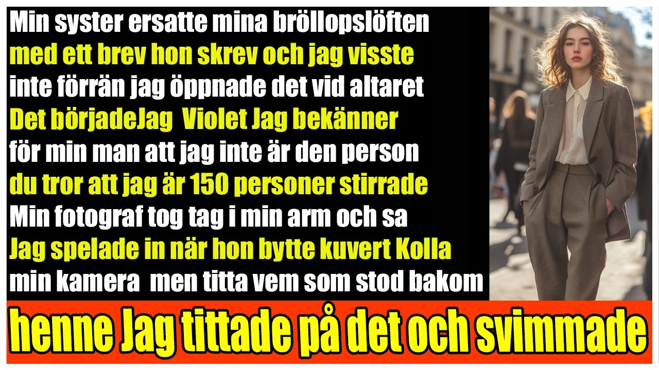 Mina föräldrar hjälpte min syster att byta mina bröllopslöften vid altaret kameran fångade allt