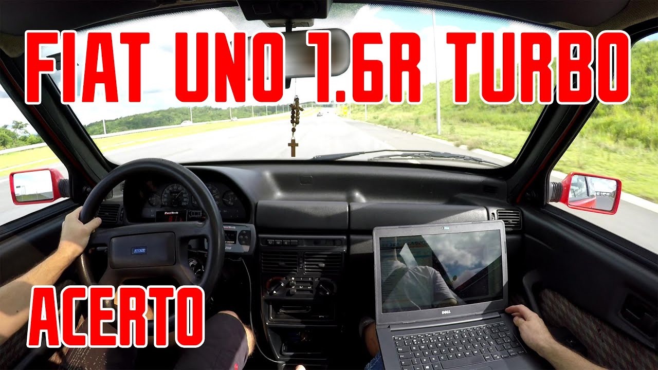 Fiat Uno 1.6R Turbo @ 0,6bar - Acerto fino da FT250