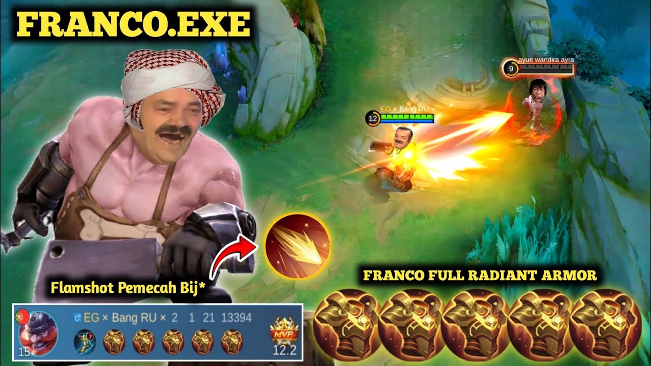 FRANCO.EXE || FRANCO FLAMSOT FULL RADIANT ARMOR BERULAH LAGI