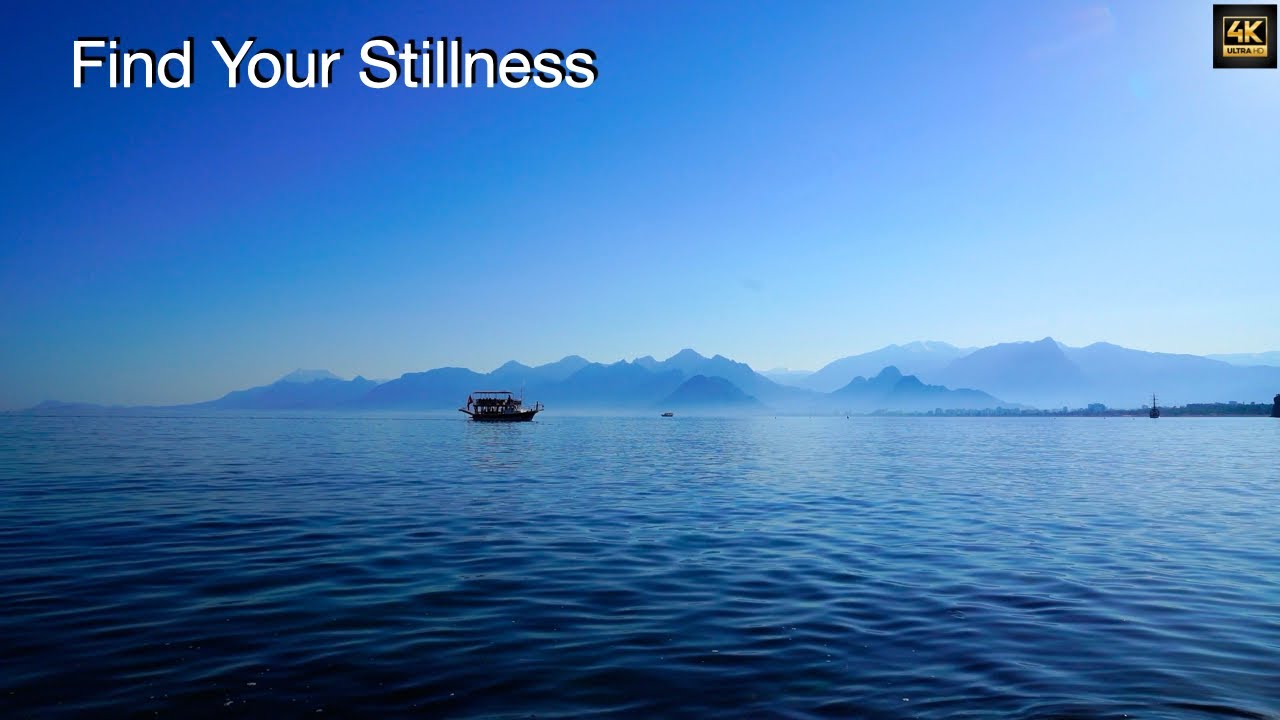 Blue Sky Lake Serenity 💙 | Relaxing Water Sounds & Gentle Breeze