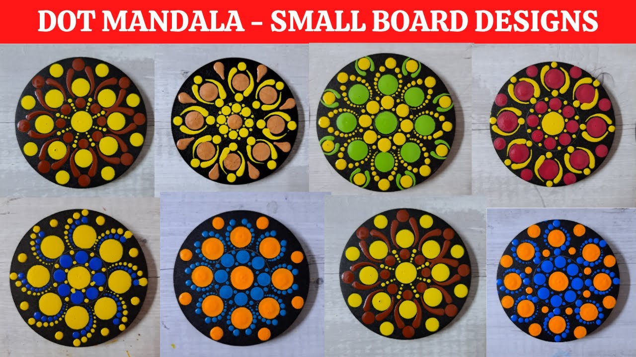Dot Mandala on MDF | Dot mandala for beginners | Mandala Art | 143 | 2023 | ATM Creations