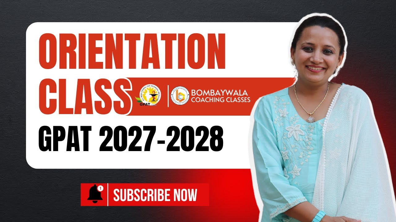 Orientation Class for GPAT 2027 & 2028